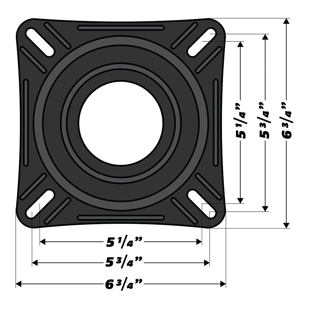 Wise 7" Swivel w/Quick Release Bracket [8WD7SQR]