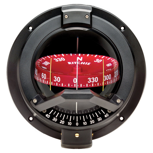 Ritchie BN-202 Navigator Compass - Bulkhead Mount - Black [BN-202] - First Stop Marine