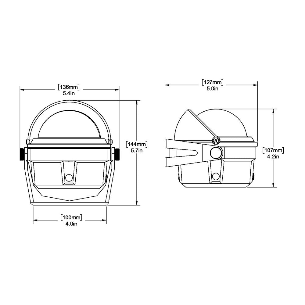 Ritchie B-80 Voyager Compass - Bracket Mount - Black [B-80] - First Stop Marine