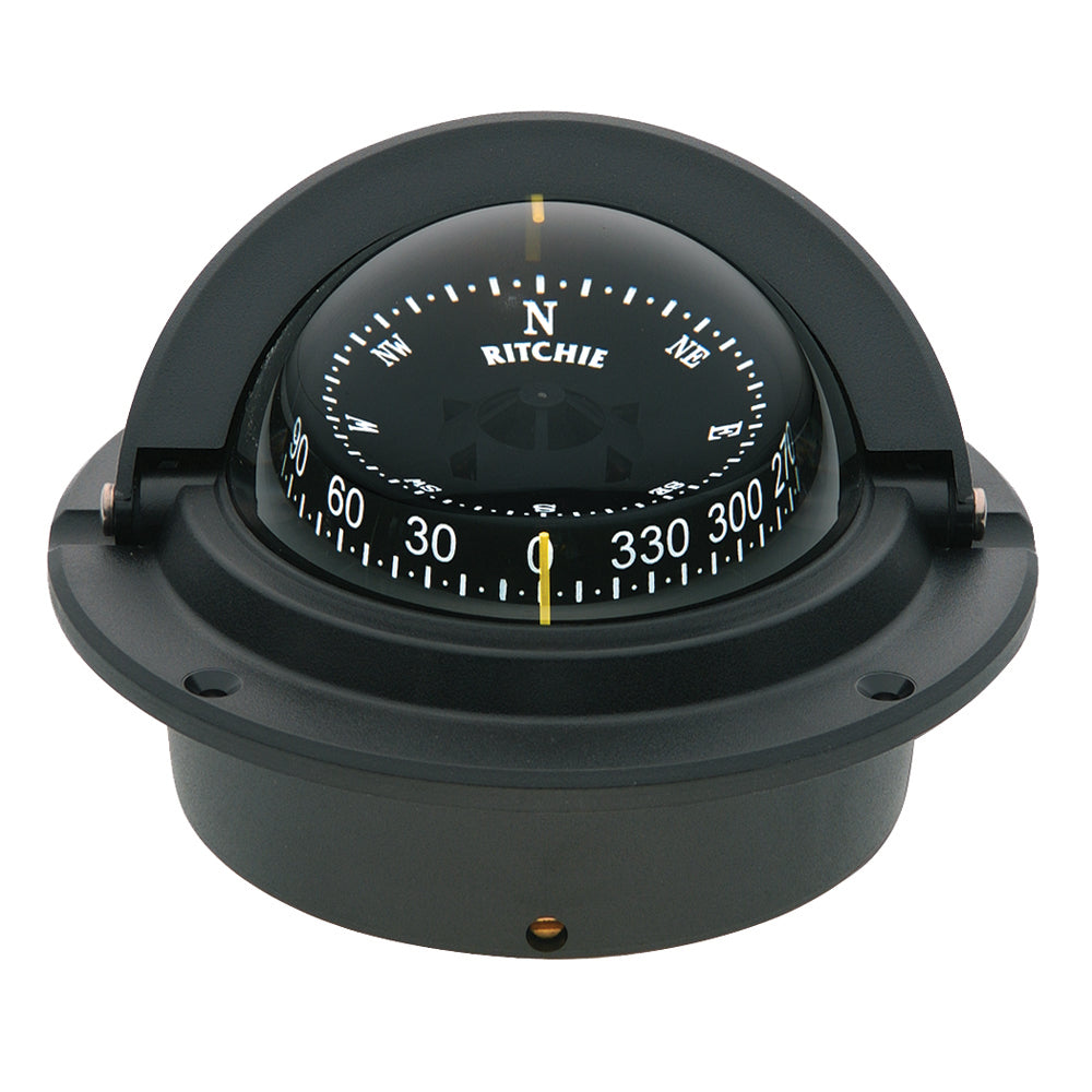 Ritchie F-83 Voyager Compass - Flush Mount - Black [F-83] - First Stop Marine