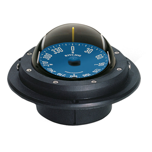 Ritchie RU-90 Voyager Compass - Flush Mount - Black [RU-90] - First Stop Marine