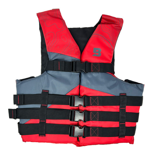 Bluestorm Type III Adult Universal Foam Life Jacket - Red [BS-175-RED-U]