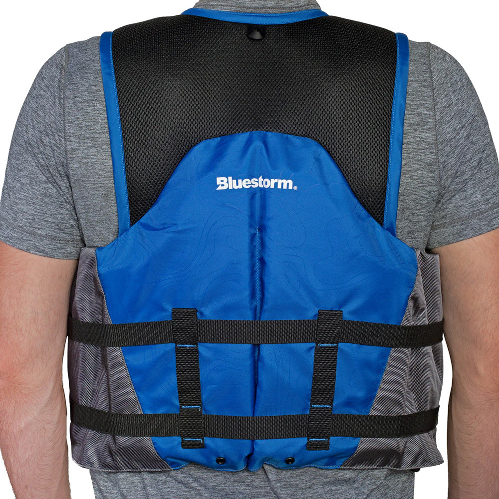 Bluestorm Sportsman Adult Mesh Fishing Life Jacket - Deep Blue - S/M [BS-105-BLU-S/M]