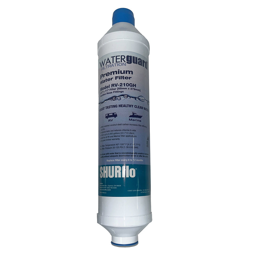 Shurflo by Pentair City Water Entry In-Line Filter w/Garden Hose Ends [RV-210GH-A]