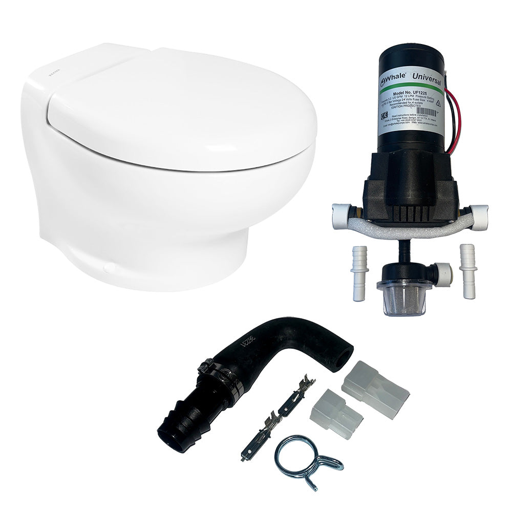 Thetford Nano Eco Compact Toilet Raw Water Kit w/Inlet Pump - 24V [T-NAN024PW/TSFT/NA-RWKIT] - First Stop Marine