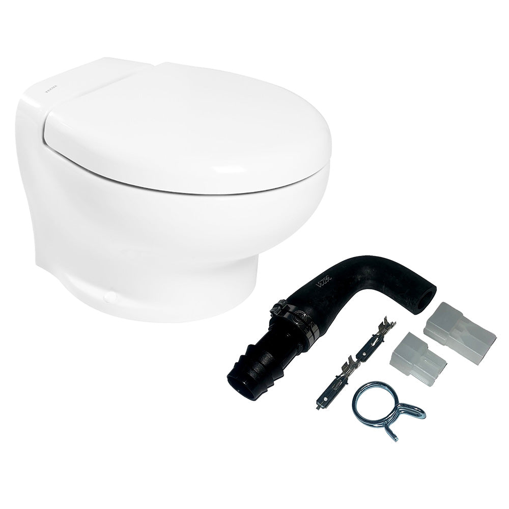Thetford Nano Touch Compact Toilet Raw Water Kit (No Inlet Pump) - 24V [T-NAN024PW/TSFT/NA-RWKITNP] - First Stop Marine