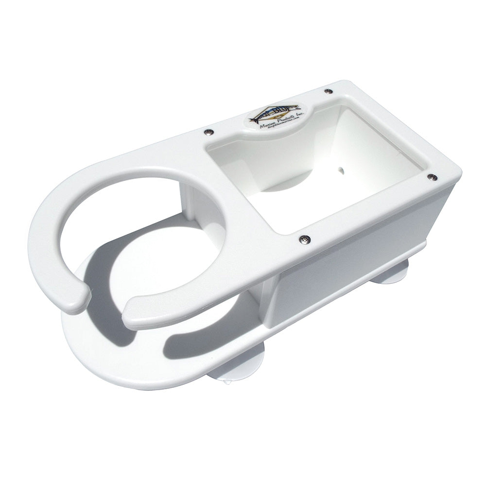 Deep Blue Marine MB-1 Single Cup Holder w/Storage [MB-1] - First Stop Marine