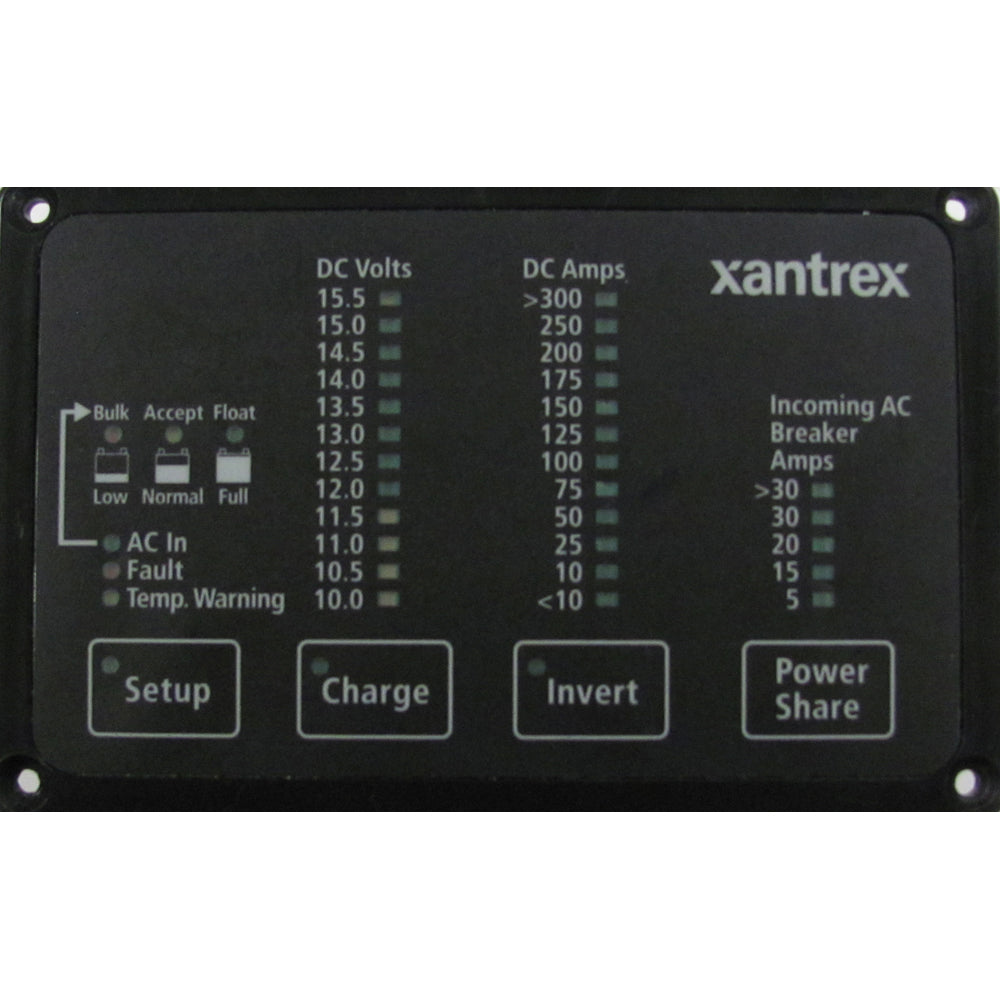 Xantrex Heart FDM-12-25 Remote Panel, Battery Status & Freedom Inverter/Charger Remote Control [84-2056-01] - First Stop Marine