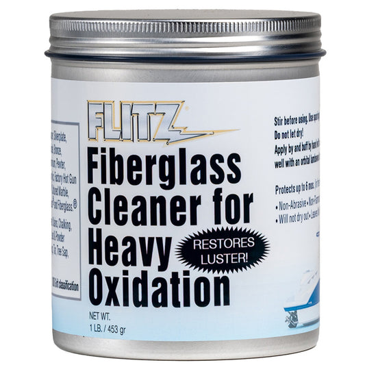 Flitz Fiberglass Cleaner f/Heavy Oxidation - 1lb [CA03416] - First Stop Marine