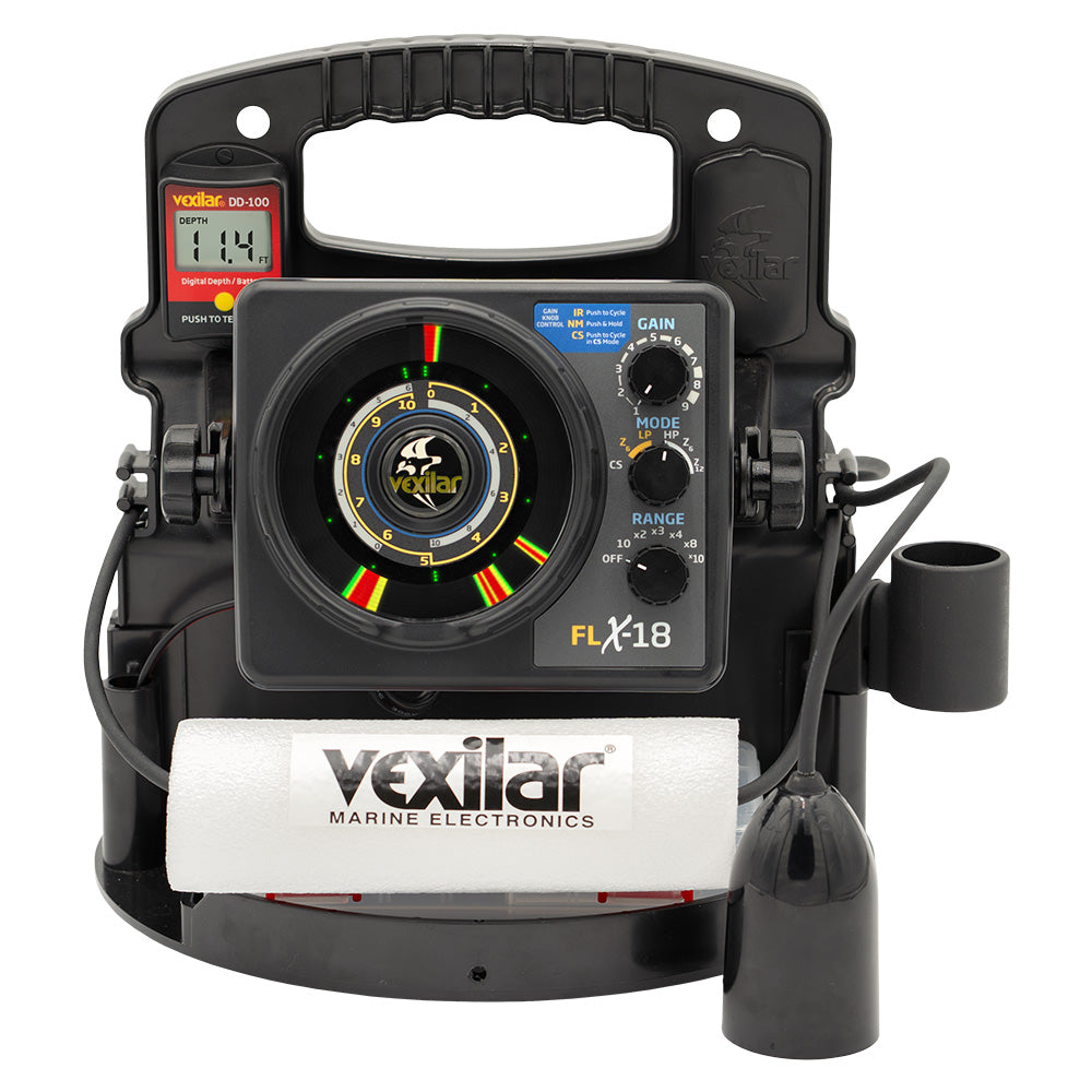 Vexilar FLX-18 Pro Pack II Fishing System w/12 Degree Ice-Ducer  DD-100 [PPX1812] - First Stop Marine
