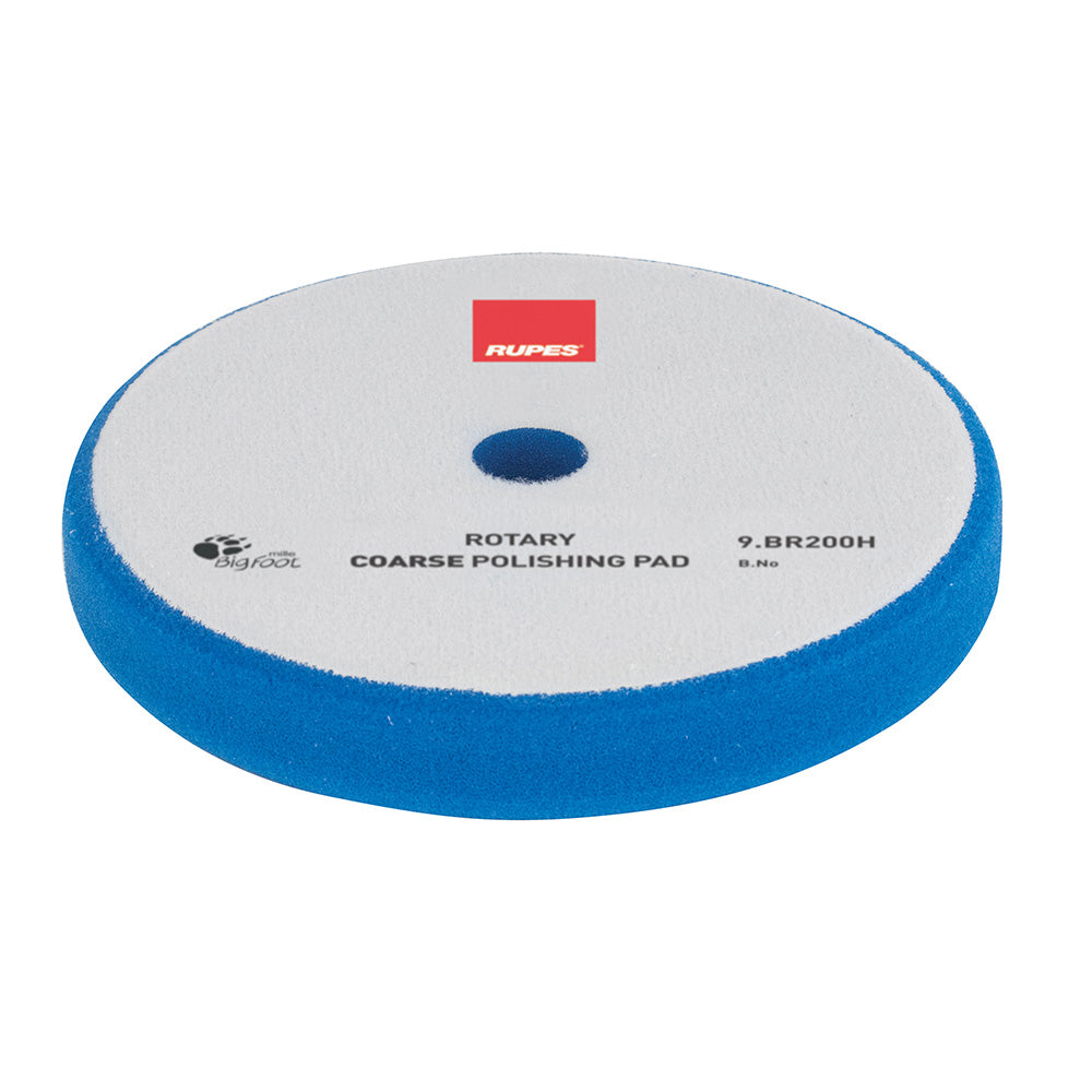 RUPES Rotary Coarse Polishing Foam Pad 175/180mm - Blue [9.BR200H]