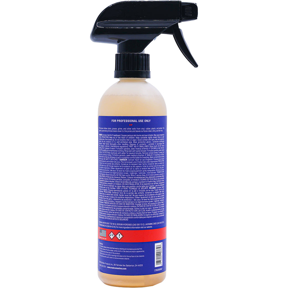 Malco VIP Vinyl  Plastic Cleaner - 16oz [166316]