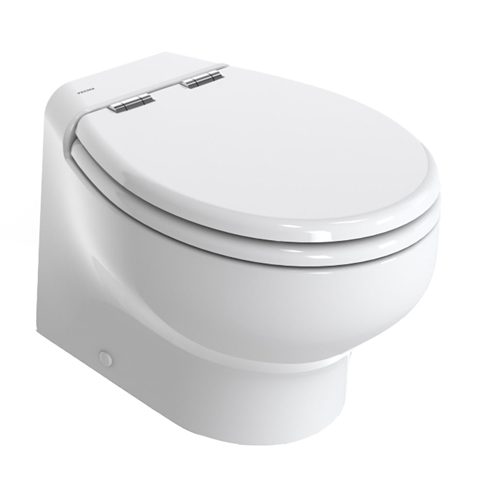 Thetford Silence Plus 2G w/Wood Polyester Soft Close Seat  Standard Solenoid - Short, White - 24V [T-S2G024DW/D00C00] - First Stop Marine