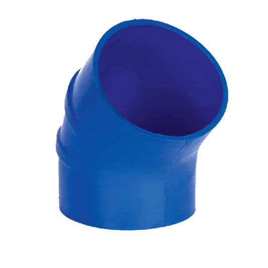 Trident Marine 5" ID 45 Degree Blue Silicon Wet Exhaust Elbow [240V5000-S/S]