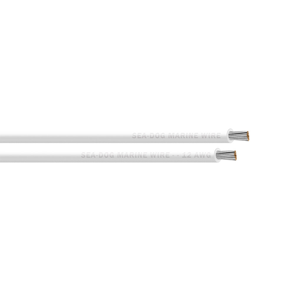 Sea-Dog 12 AWG White Primary Wire - 250' [8012054]