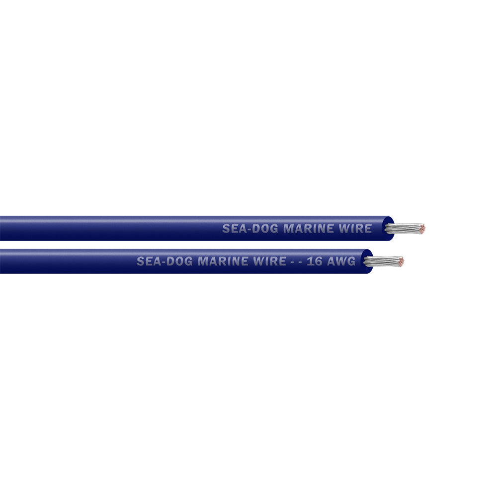 Sea-Dog 16 AWG Dark Blue Primary Wire - 100' [8016062]