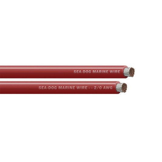 Sea-Dog 2/0 AWG Red Battery Cable - 200' [8021023]