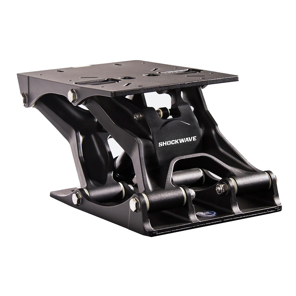 Shockwave S5-AL Suspension Base - Black [SW-07823-B] - First Stop Marine