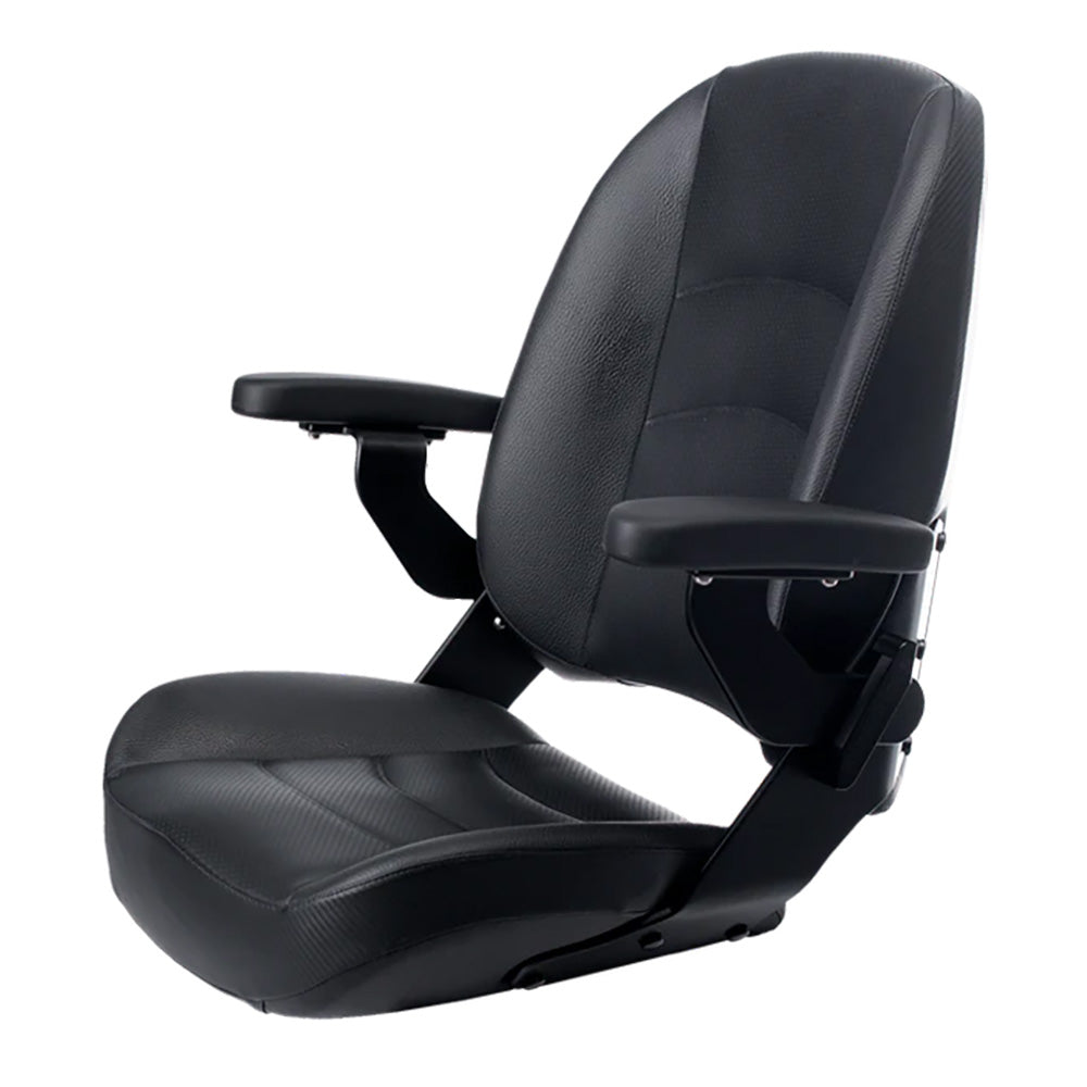 Shockwave S5 Corbin Mid-Back Seat - Onyx Black [SW-04920-B] - First Stop Marine