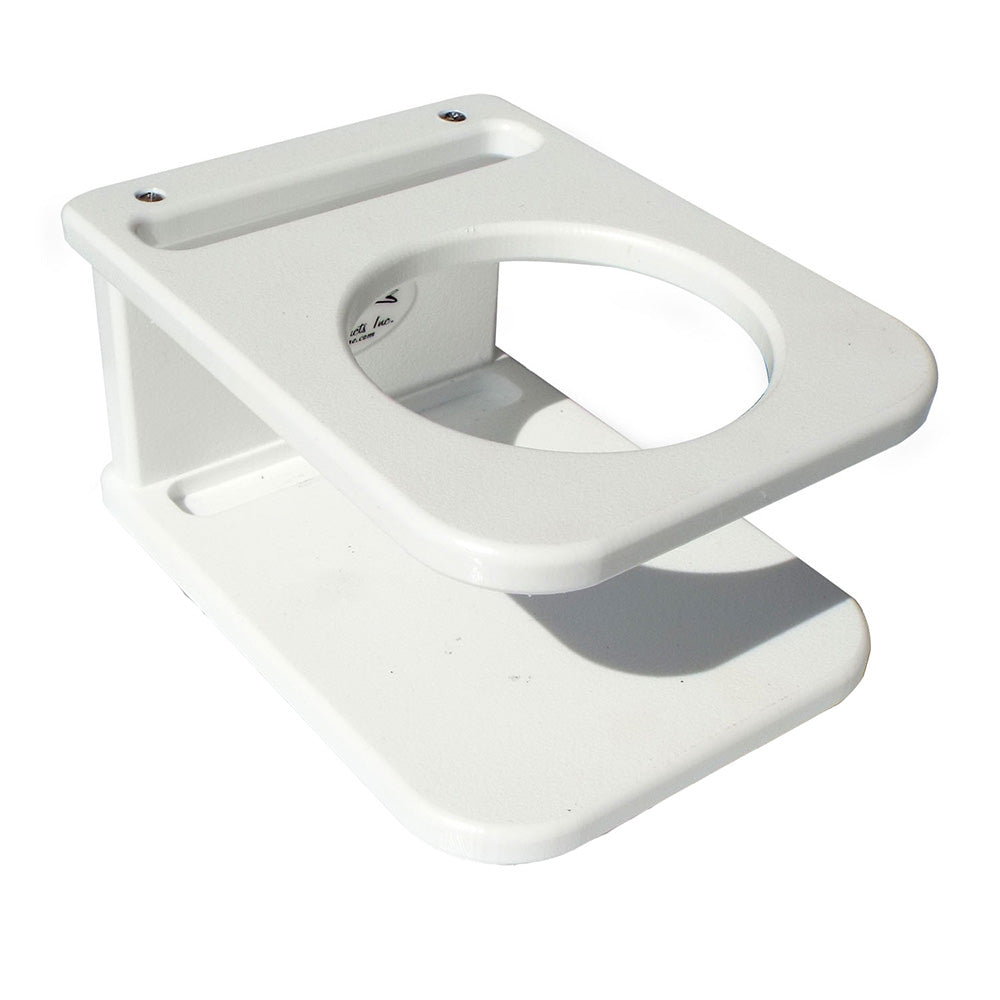 Deep Blue Marine Side Mount Single Drink Holder - Suction Cup Mount - White [SSDH] - First Stop Marine