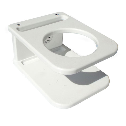 Deep Blue Marine Side Mount Single Drink Holder - Suction Cup Mount - White [SSDH] - First Stop Marine