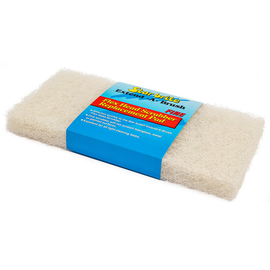 Star brite Large Scrub White Pad - Fine Texture [40125]