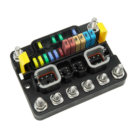 Egis MT Series 12-Position Sealed Fuse Block w/Ground Busbar [3412]