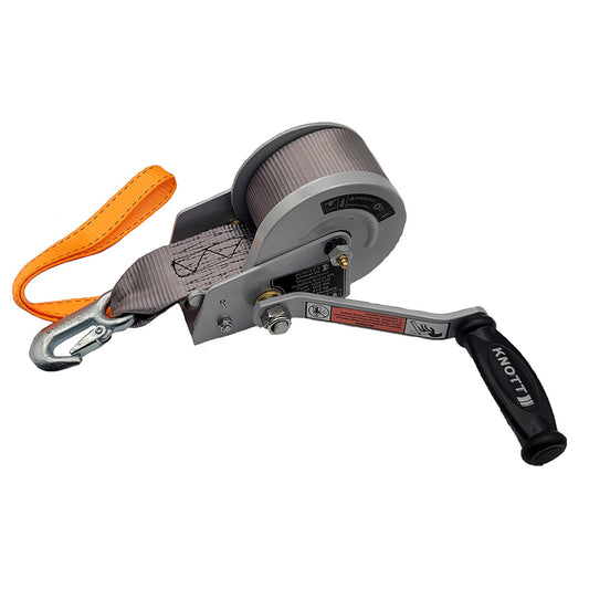 Load Rite Single-Speed Trailer Winch - 900lbs - 12' Strap - 7" Handle [6089.21K]