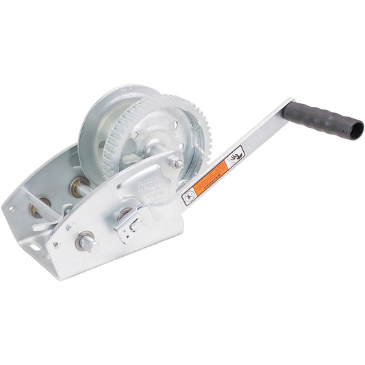 Load Rite Two-Speed Trailer Winch - 3200lbs - 25' Strap - 8" Handle [6089.29]
