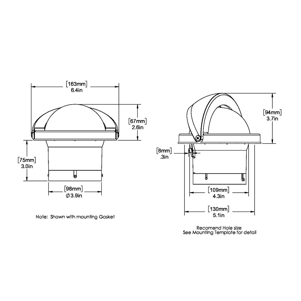 Ritchie SS-2000W SuperSport Compass - Flush Mount - White [SS-2000W] - First Stop Marine