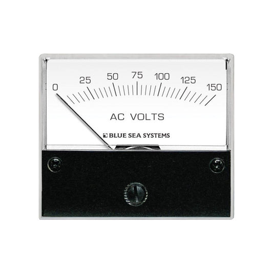 Blue Sea 9353 AC Analog Voltmeter 0-150V AC [9353] - First Stop Marine