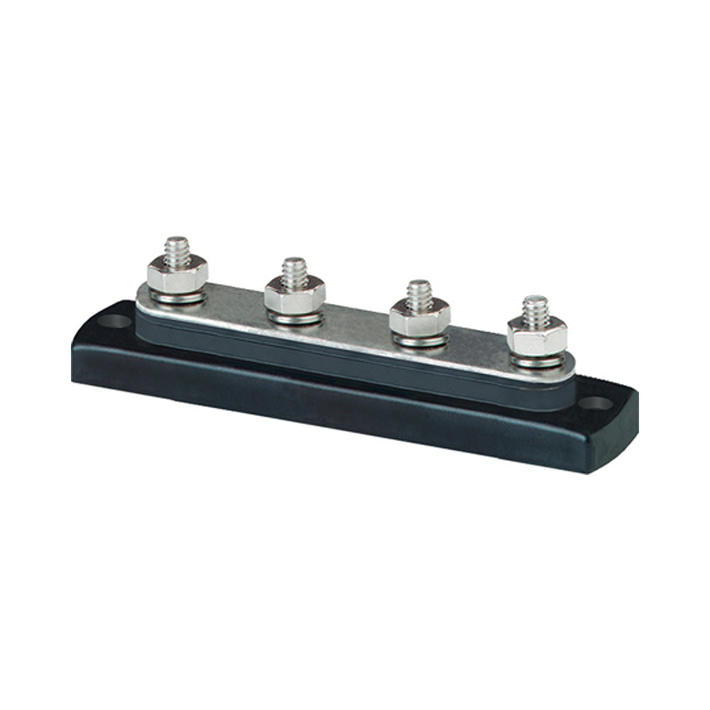 Blue Sea 2305 MiniBus 100 Ampere Common BusBar 4 x 10-32 Stud Terminal [2305] - First Stop Marine