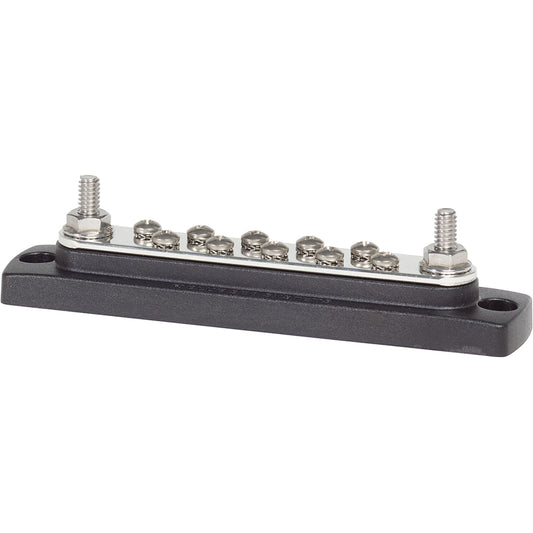 Blue Sea 2301 150AMP Common BusBar 10 x #8-32 Screw Terminal [2301] - First Stop Marine