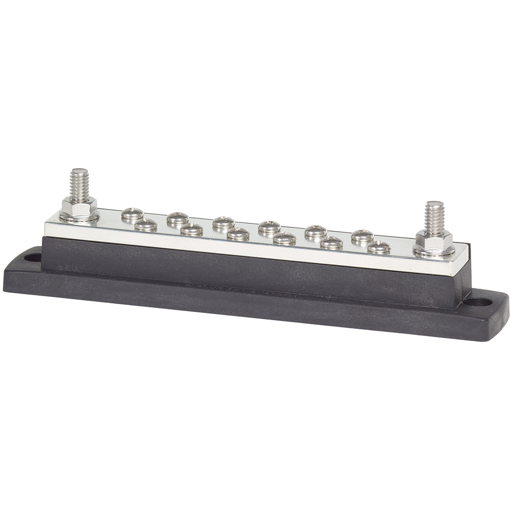 Blue Sea 2105 MaxiBus 250AMP Common BusBars 12 x #10 Terminal Screws [2105] - First Stop Marine