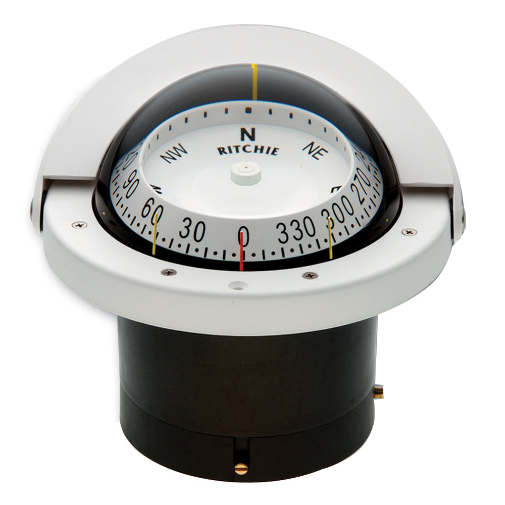 Ritchie FNW-203 Navigator Compass - Flush Mount - White [FNW-203] - First Stop Marine