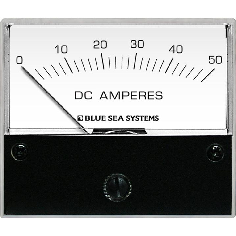 Blue Sea 8022 DC Analog Ammeter - 2-3/4 Face, 0-50 AMP DC [8022] - First Stop Marine