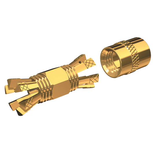 Shakespeare PL-258-CP-G Gold Splice Connector For RG-8X or RG-58/AU Coax. [PL-258-CP-G] - First Stop Marine