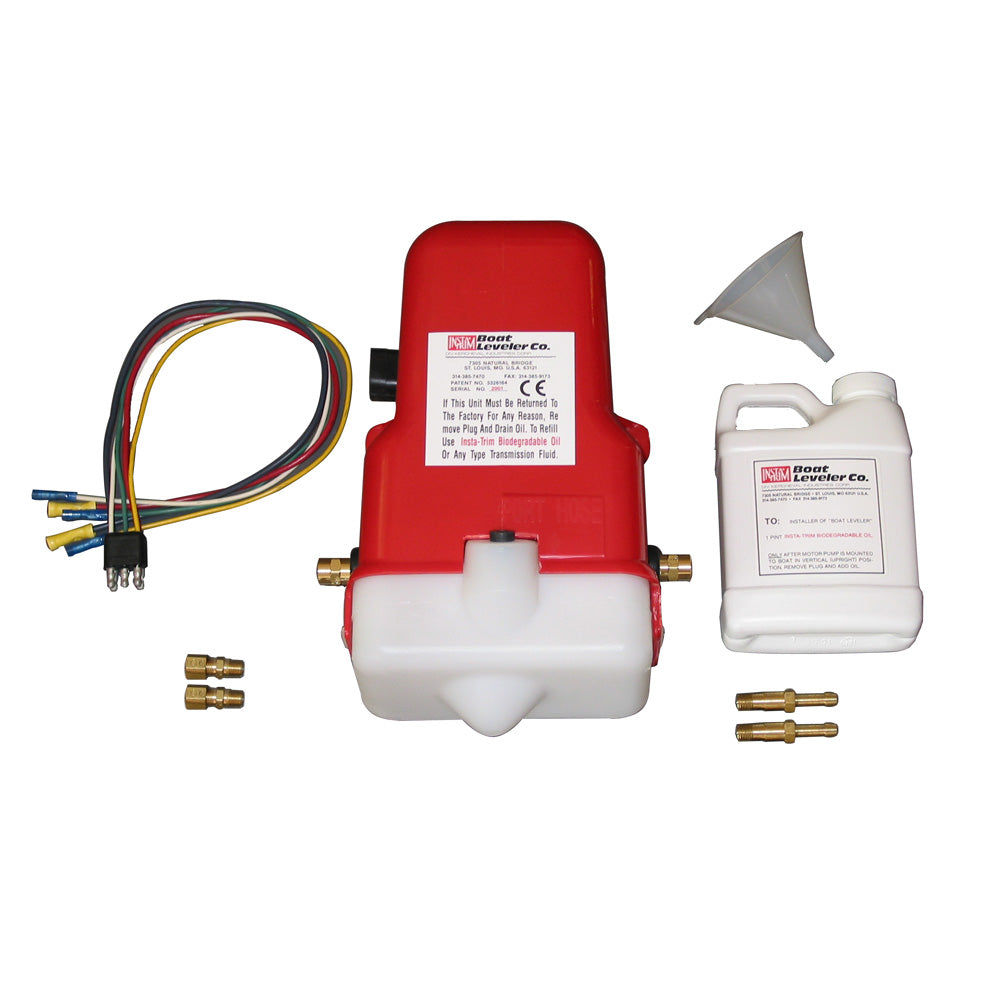 Boat Leveler 12vdc Universal Trim Tab Pump with Oil and Hose Fittings [12700UNIV] - First Stop Marine