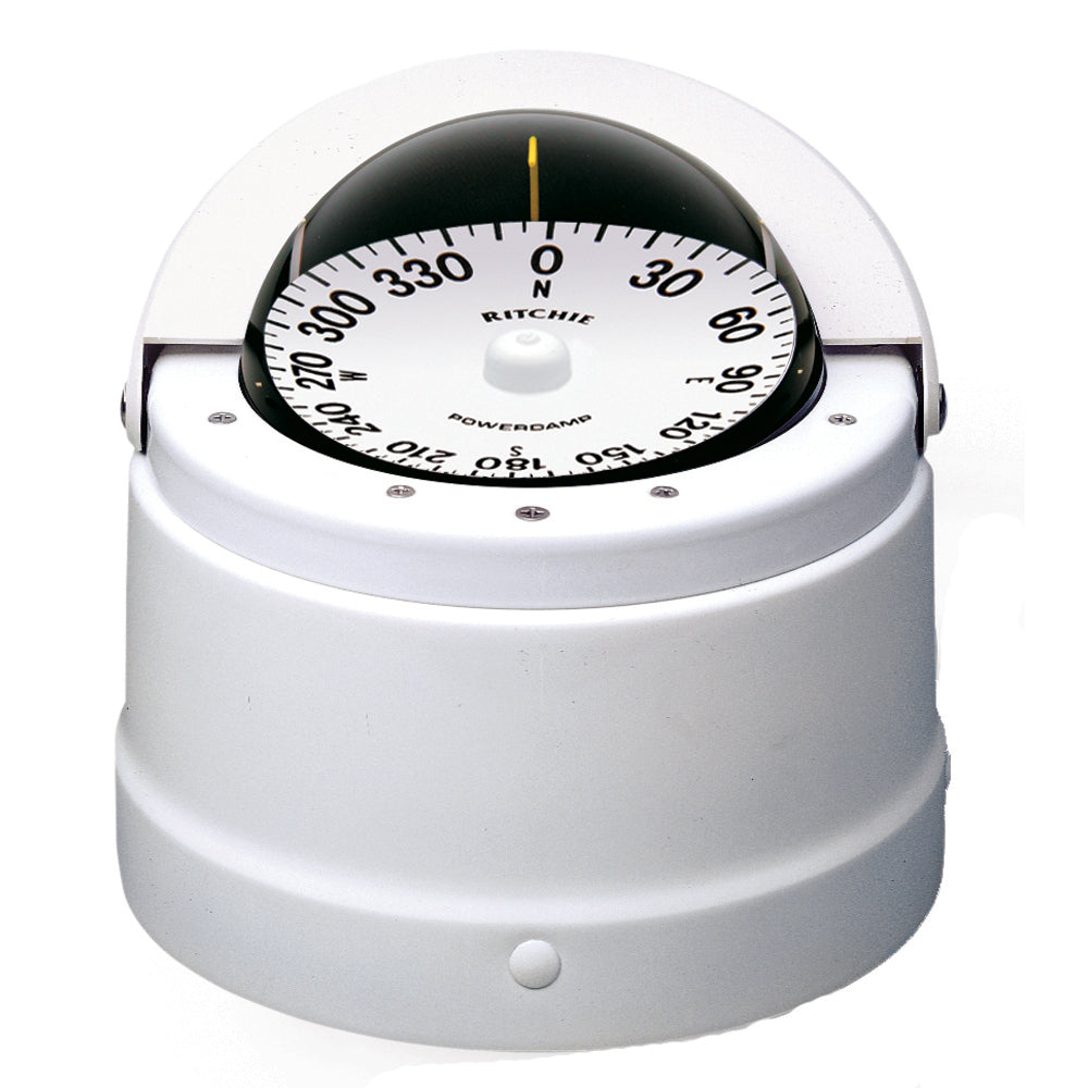 Ritchie DNW-200 Navigator Compass - Binnacle Mount - White [DNW-200] - First Stop Marine