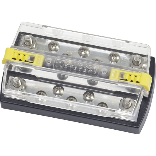 Blue Sea 2722 DualBus Plus 1/4" Stud, 5 x 10-32 Screw Terminal [2722] - First Stop Marine