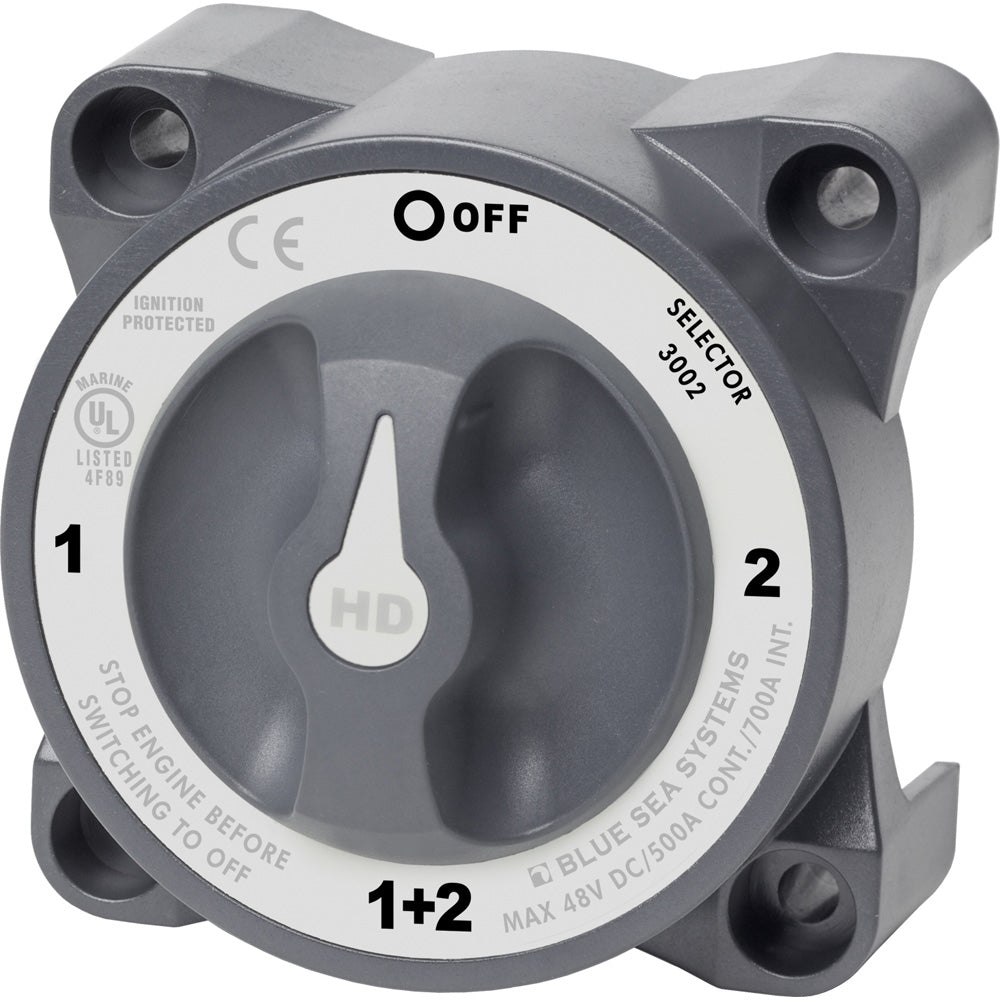 Blue Sea 3002 HD-Series Battery Switch Selector [3002] - First Stop Marine