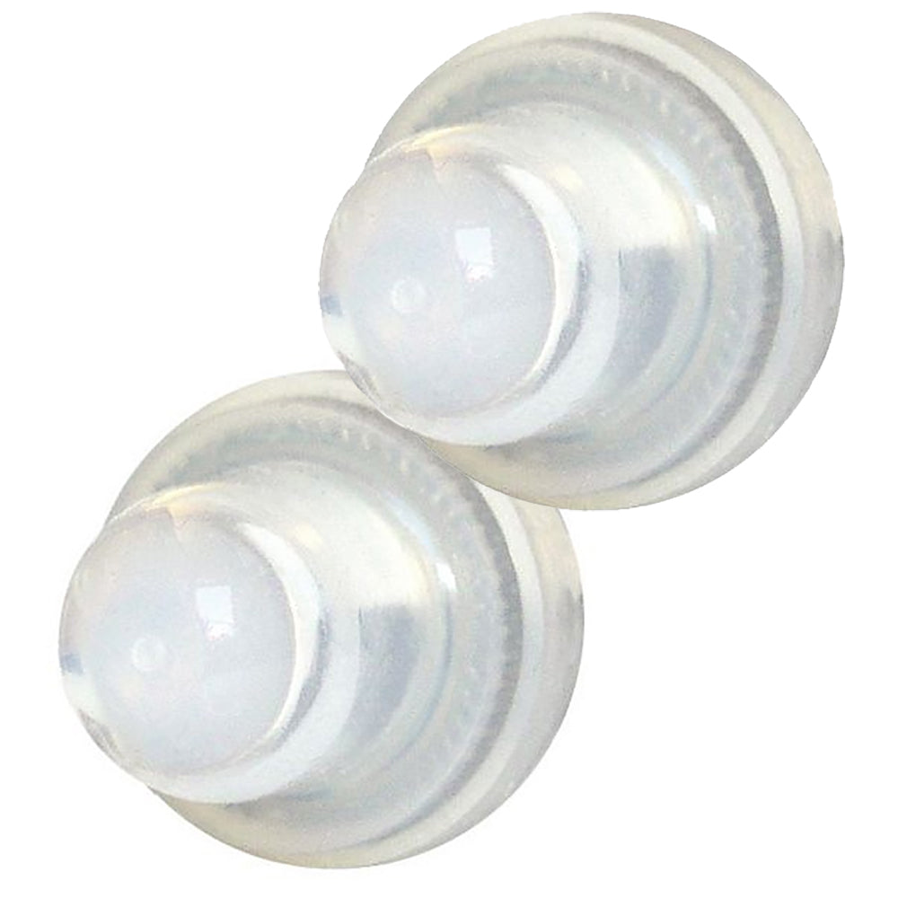 Blue Sea 4135 Push Button Reset Only Circuit Breaker Boot - Clear- 2-Pack [4135] - First Stop Marine