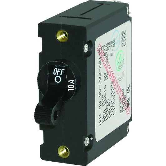 Blue Sea 7204 AC / DC Single Pole Magnetic World Circuit Breaker - 10 Amp [7204] - First Stop Marine