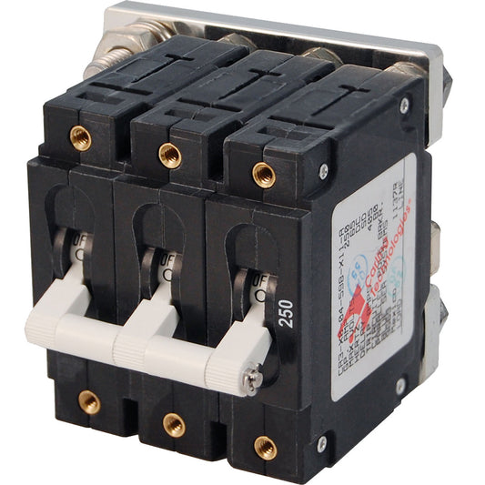 Blue Sea 7270 250A C-Series Triple Pole Toggle DC Circuit Breaker [7270] - First Stop Marine