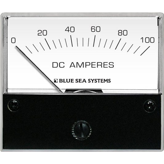 Blue Sea 8017 DC Analog Ammeter - 2-3/4" Face, 0-100 Amperes DC [8017] - First Stop Marine