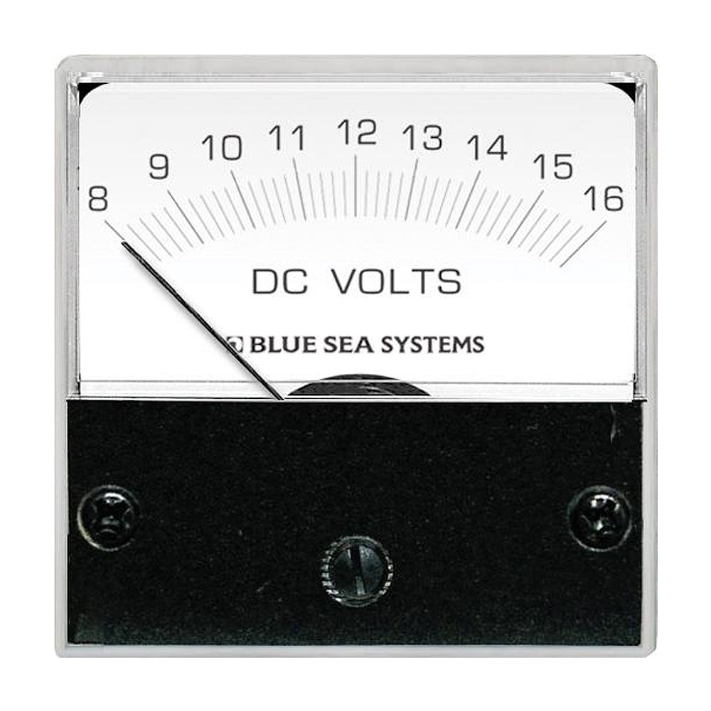 Blue Sea 8028 DC Analog Micro Voltmeter - 2" Face, 8-16 Volts DC [8028] - First Stop Marine