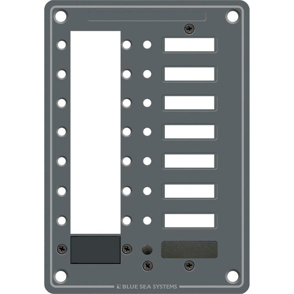 Blue Sea 8087 8 Position DC C-Series Panel - Blank [8087] - First Stop Marine