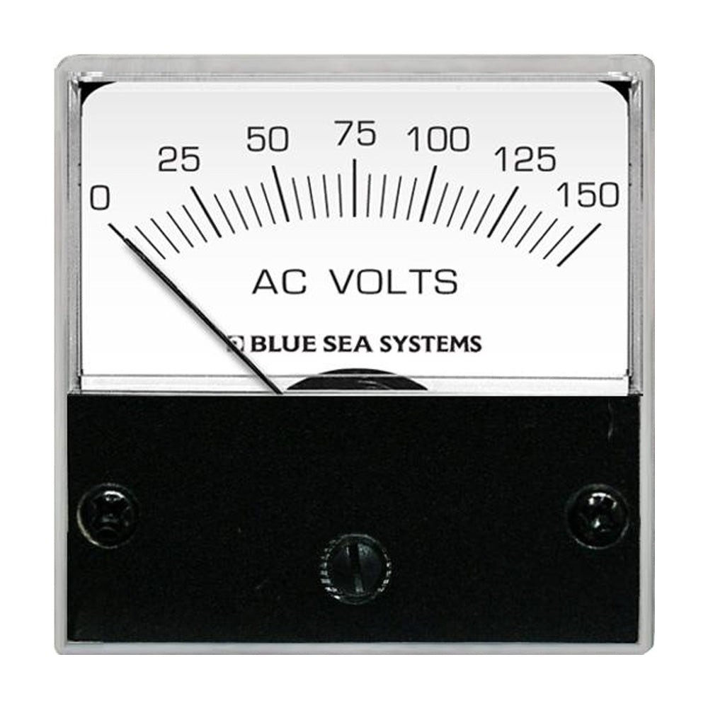 Blue Sea 8244 AC Analog Micro Voltmeter - 2" Face, 0-150 Volts AC [8244] - First Stop Marine