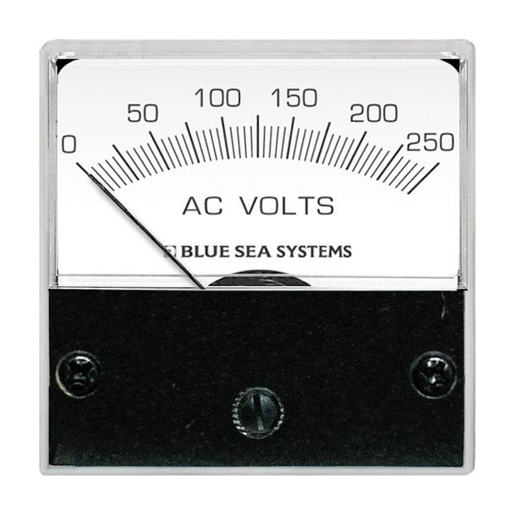 Blue Sea 8245 AC Analog Micro Voltmeter - 2" Face, 0-250 Volts AC [8245] - First Stop Marine