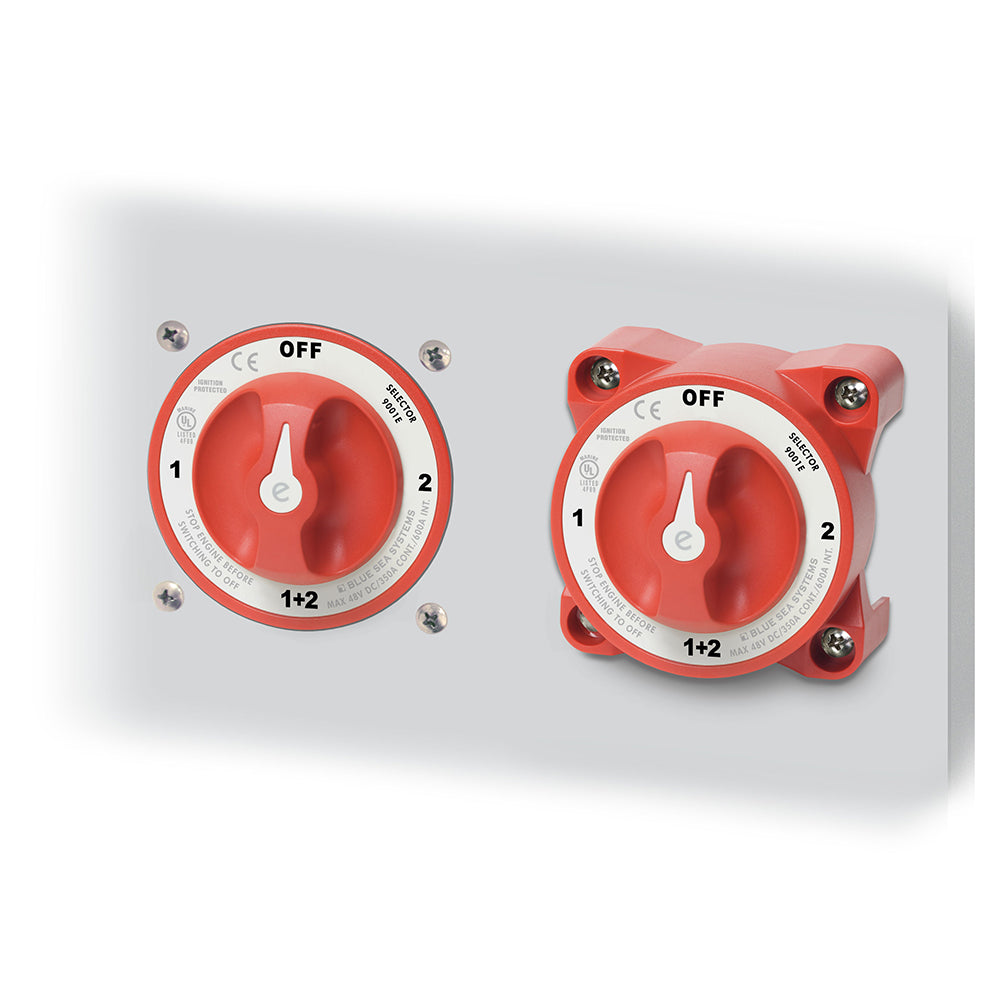 Blue Sea 5511e e-Series Dual Circuit Plus Battery Switch [5511e] - First Stop Marine